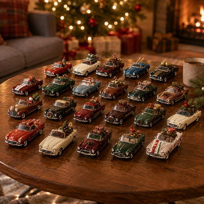 24-Day Christmas Car Advent Calendar | Countdown Blind Box Gift