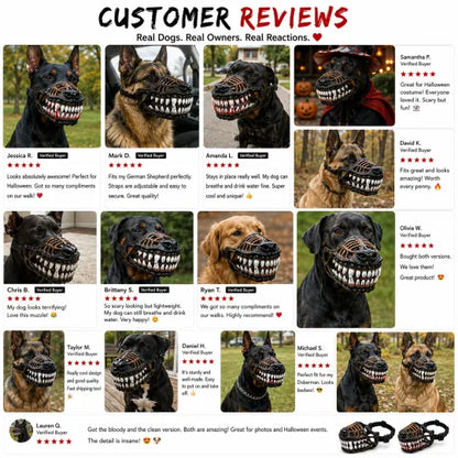 🎃 EARLY HALLOWEEN 50% OFF🔥🐶Hell Hound Monster Muzzle