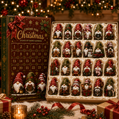 ✨24-Day Christmas Countdown Advent Calendar –Christmas gnome Ornament
