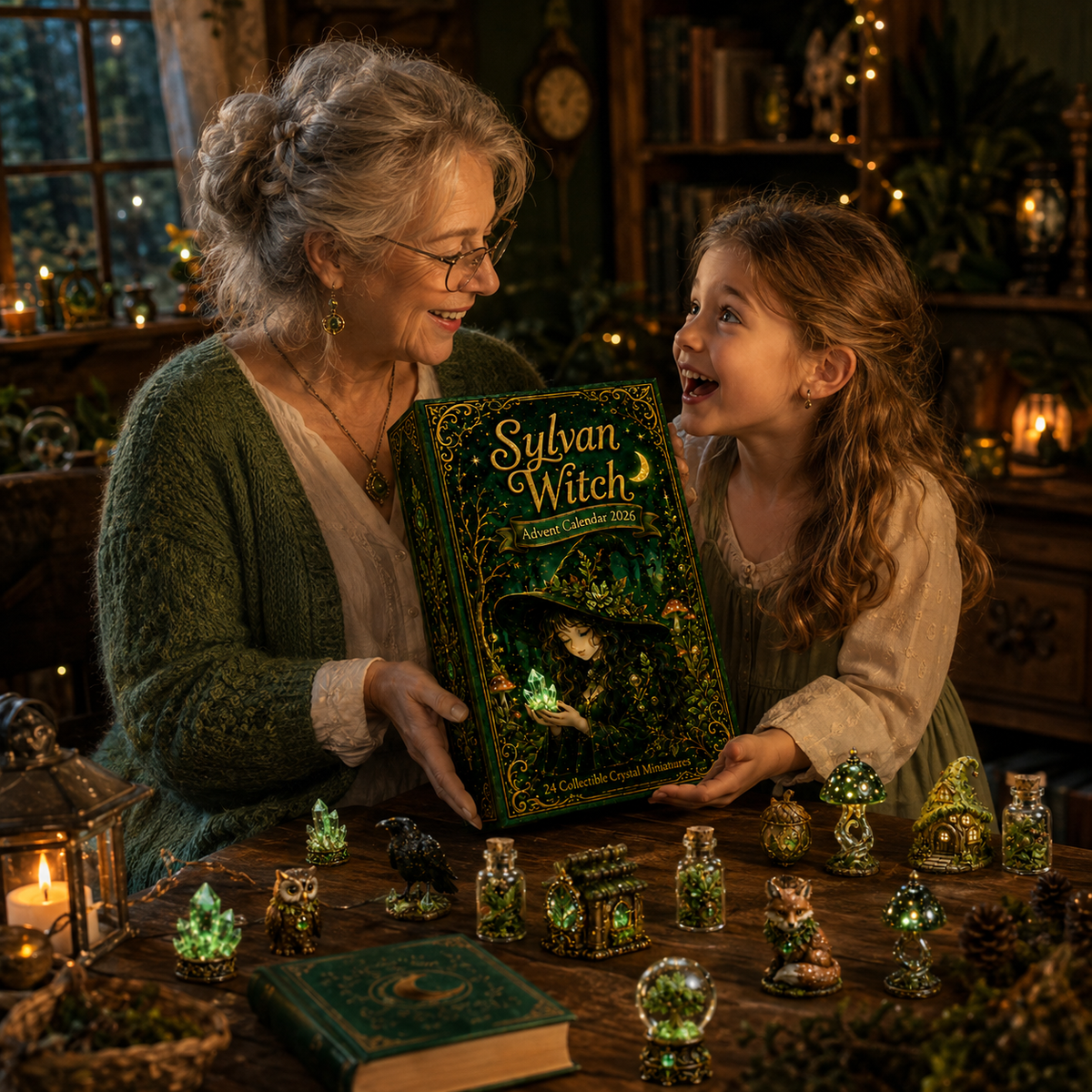 24 Days of Forest Magic – Witchy Crystal Miniature Countdown Calendar 2026