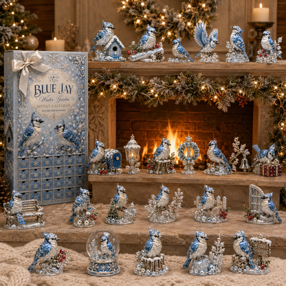 24-Day Blue Jay Advent Calendar | Collectible Figurine Christmas Countdown