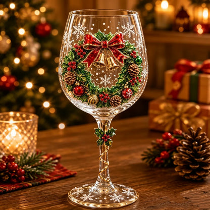 🎁Christmas Wine Glass Collection Gift Box Set✨& Free Shipping