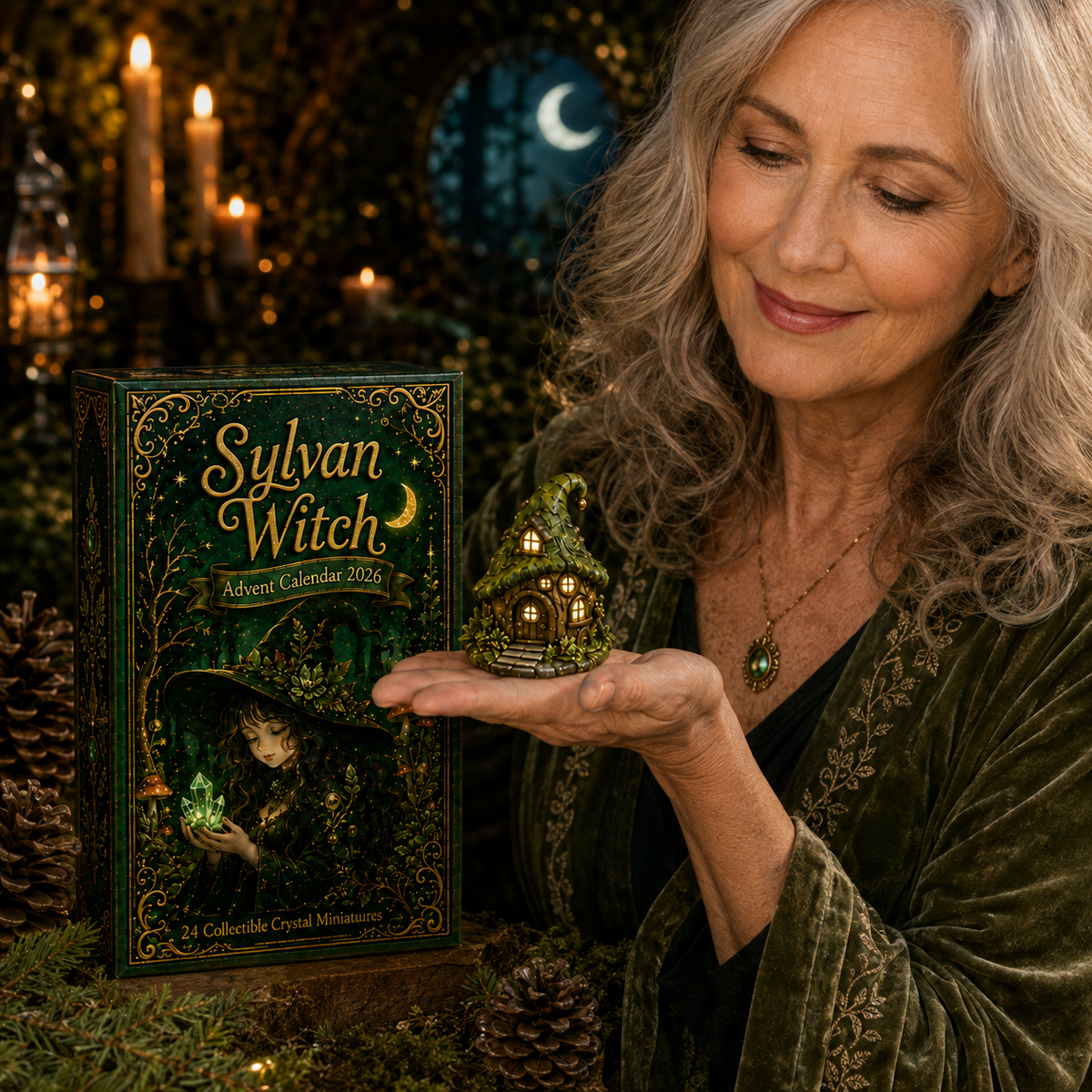 24 Days of Forest Magic – Witchy Crystal Miniature Countdown Calendar 2026