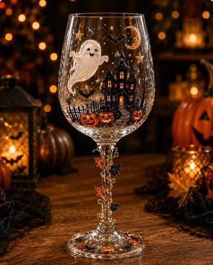 🔥🎁Halloween Wine Glass Collection Gift Box Set✨