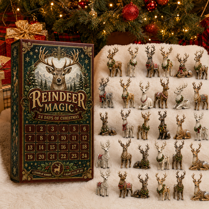 ✨24-Day Christmas Countdown Advent Calendar –Reindeer Magic  Ornament