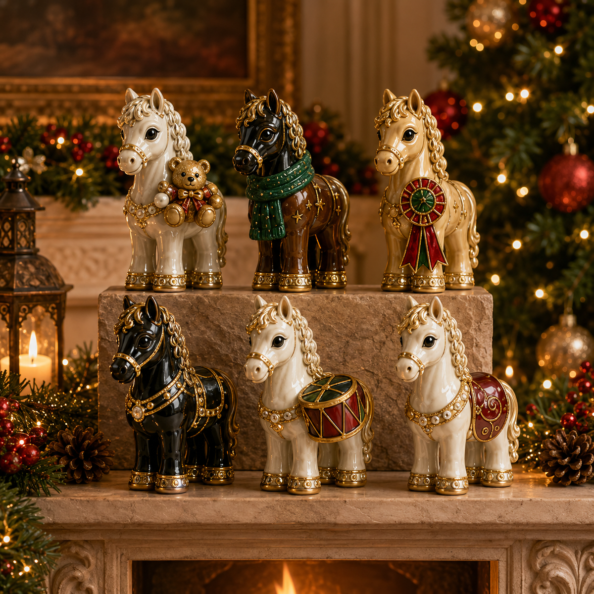 24-Day Advent Calendar Blind Box | Elegant Equestrian Figurines Gift