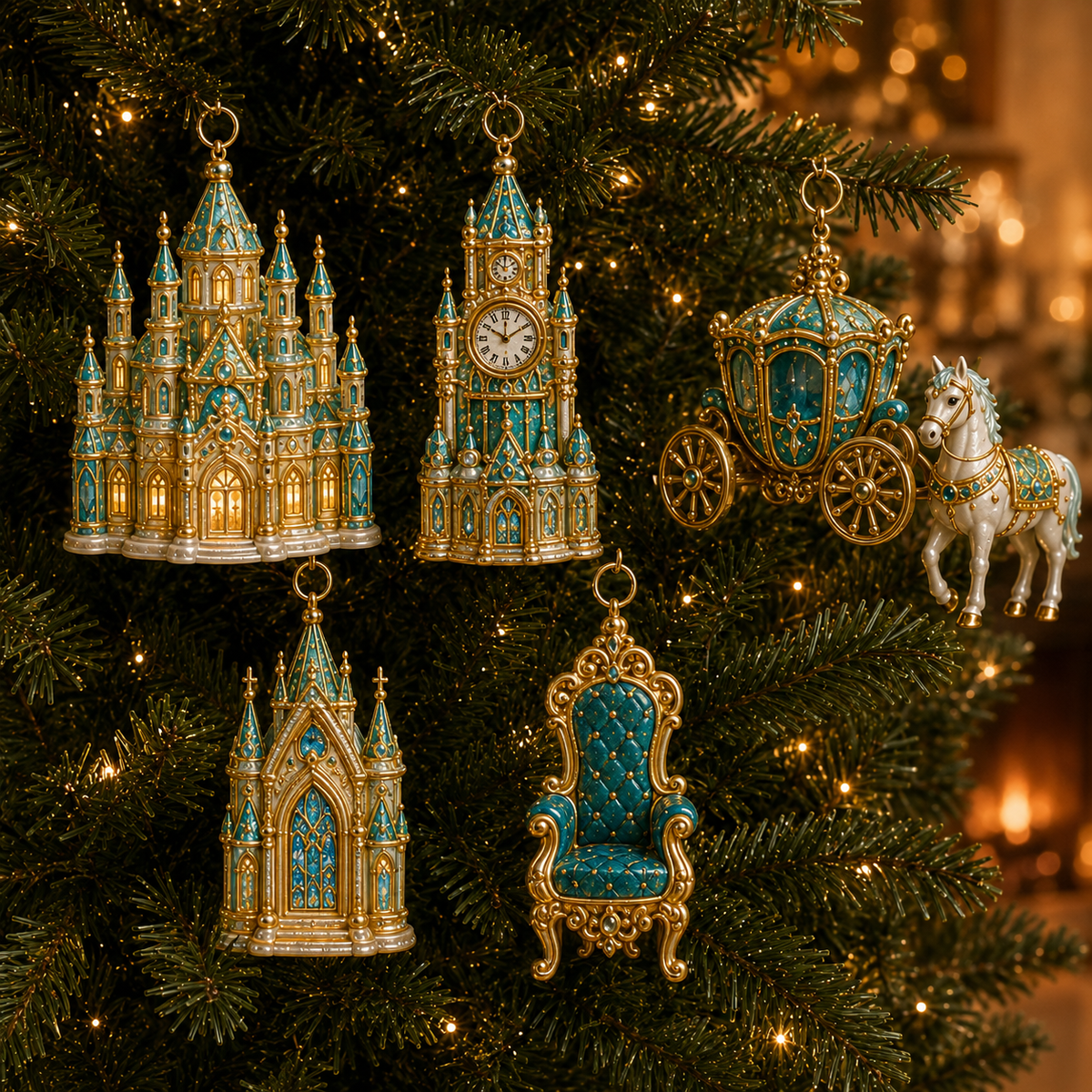 ✨2026 Royal Christmas Palace Luxury Countdown Gift Set
