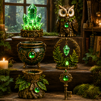 24 Days of Forest Magic – Witchy Crystal Miniature Countdown Calendar 2026
