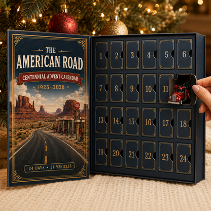 Road to America 1926–2026 Centennial 24-Day Countdown Calendar – 100th Anniversary Collectible