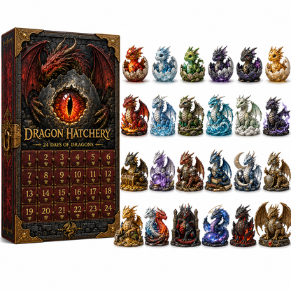 24-Day Dragon Advent Calendar | Christmas Countdown Blind Box Gift