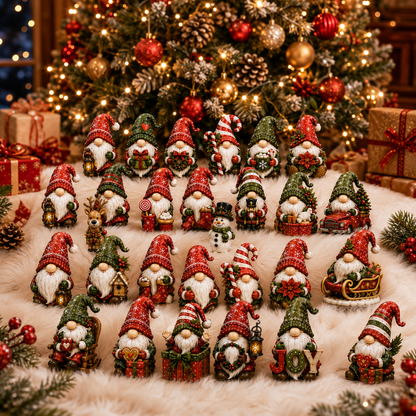 ✨24-Day Christmas Countdown Advent Calendar –Christmas gnome Ornament