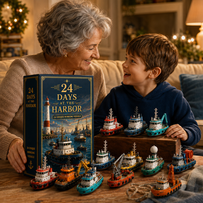 24 Days at the Harbor – 24 Unique Working Vessels 24-Day Countdown Calendar