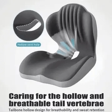 Monizes™ ErgoNest – Cojín Integrado de Asiento y Soporte Lumbar de Espuma Viscoelástica