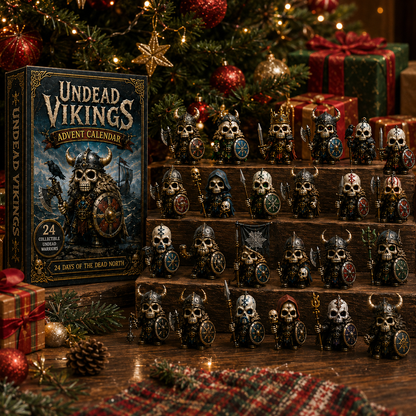 ⚔️Undead Vikings Advent Calendar 2026 – 24-Day Countdown with Collectible  Undead Warrior Miniatures