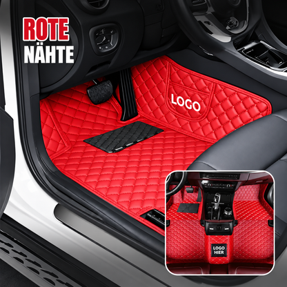 Elvie 2026 Alfombrillas de cuero de 5 capas hechas a medida para coches, de primera calidad