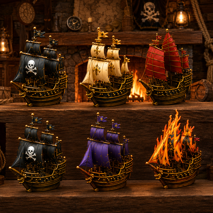 ⚓Pirate Ship Legends Advent Calendar 2026 – 24 Days of High Seas Adventure, Collector-Grade Miniature Ships