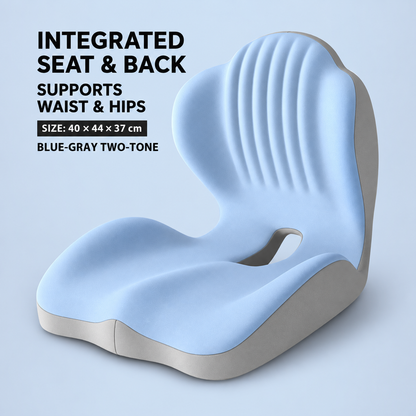 Monizes™ ErgoNest – Cojín Integrado de Asiento y Soporte Lumbar de Espuma Viscoelástica