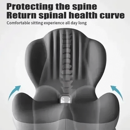 Monizes™ ErgoNest – Cojín Integrado de Asiento y Soporte Lumbar de Espuma Viscoelástica