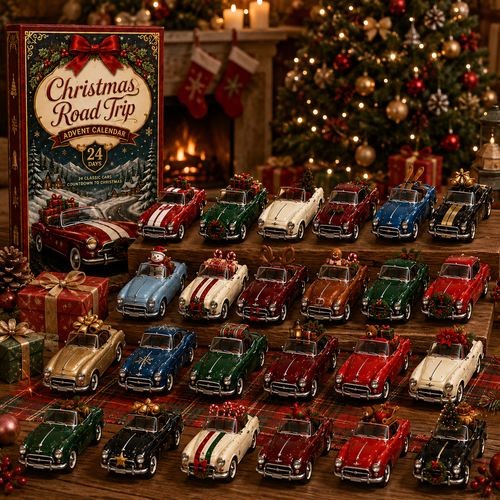 24-Day Christmas Car Advent Calendar | Countdown Blind Box Gift