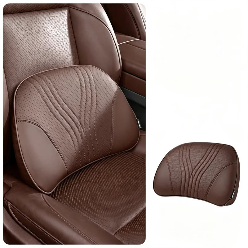 Almohada Monizes™ ergonómica de espuma viscoelástica para cuello y soporte lumbar para automóvil