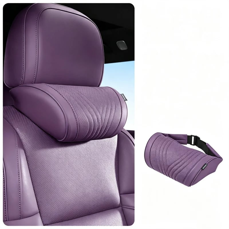 Almohada Monizes™ ergonómica de espuma viscoelástica para cuello y soporte lumbar para automóvil