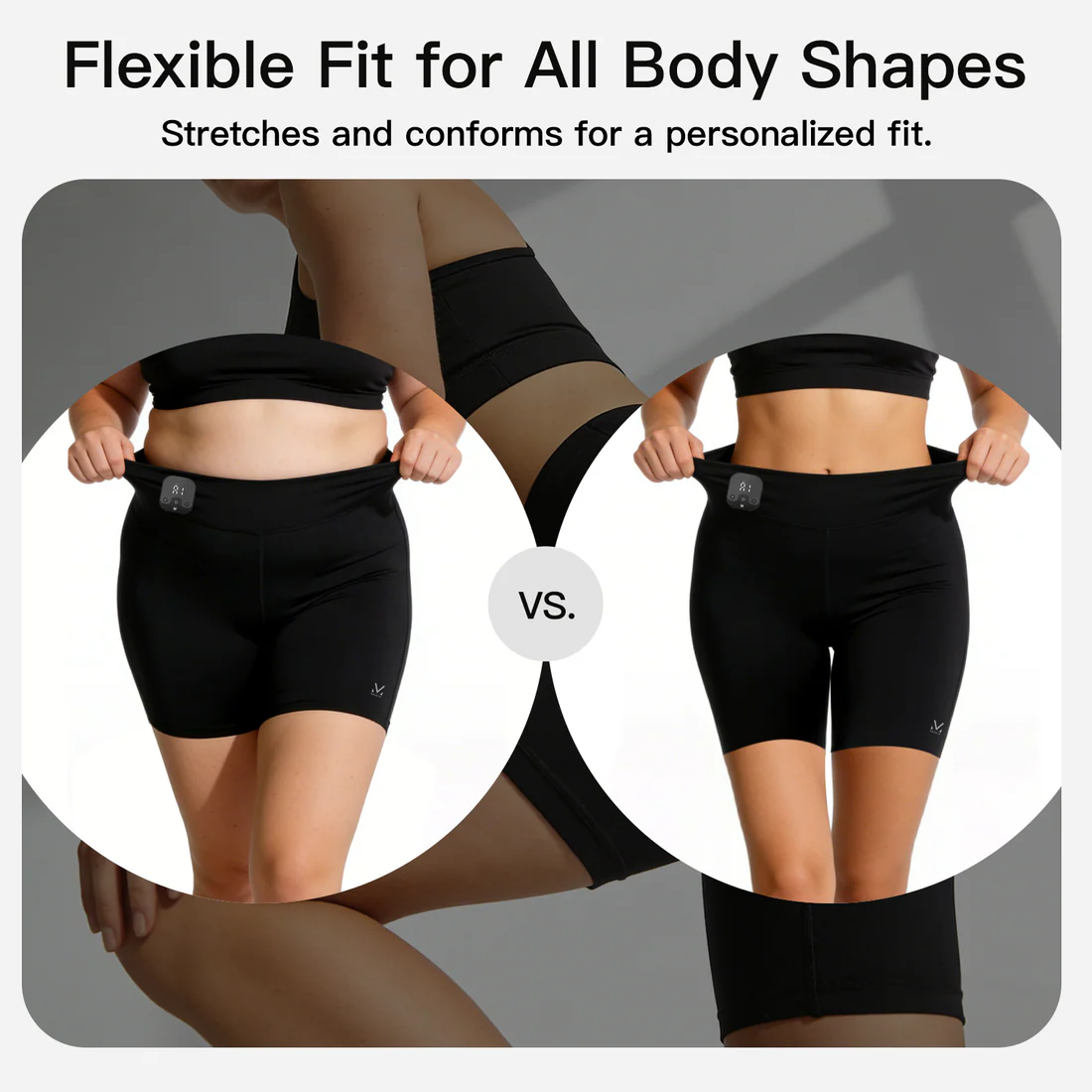 Monizes™ 3-Zone EMS Toning Shorts: Targeted Abdomen, Glutes & Pelvic Floor Support