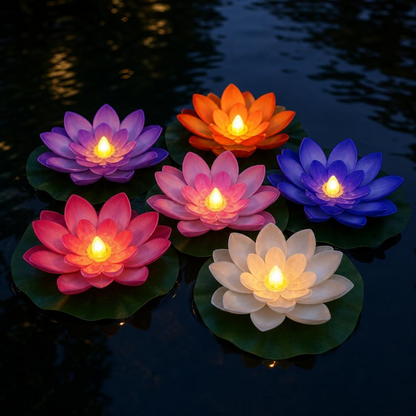 🏆2026 ¡OFERTA ESTRELLA!💥Luces flotantes de loto