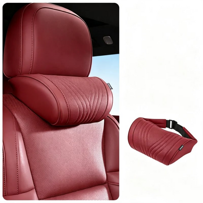 Almohada Monizes™ ergonómica de espuma viscoelástica para cuello y soporte lumbar para automóvil