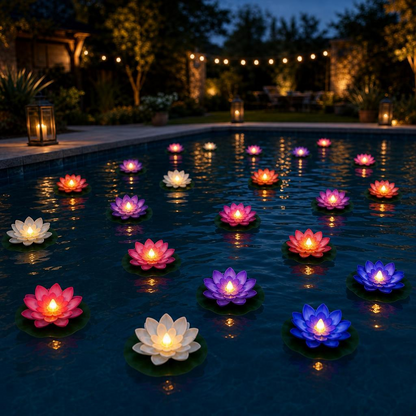 🏆2026 ¡OFERTA ESTRELLA!💥Luces flotantes de loto