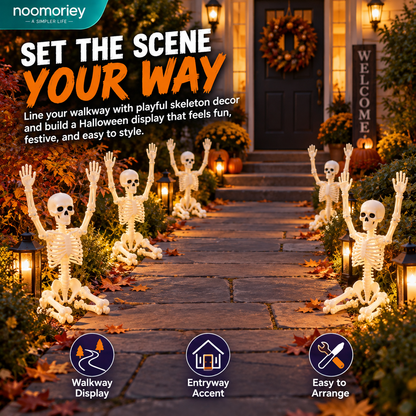 🎃💀 Spooky Crew – Halloween Skeleton Decorations