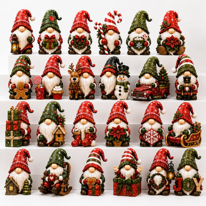 ✨24-Day Christmas Countdown Advent Calendar –Christmas gnome Ornament