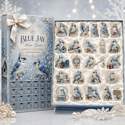 24-Day Blue Jay Advent Calendar | Collectible Figurine Christmas Countdown