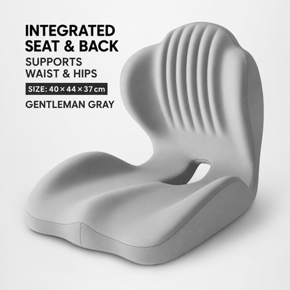 Monizes™ ErgoNest – Cojín Integrado de Asiento y Soporte Lumbar de Espuma Viscoelástica