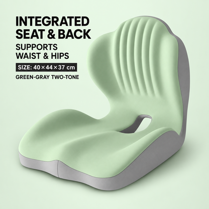 Monizes™ ErgoNest – Cojín Integrado de Asiento y Soporte Lumbar de Espuma Viscoelástica