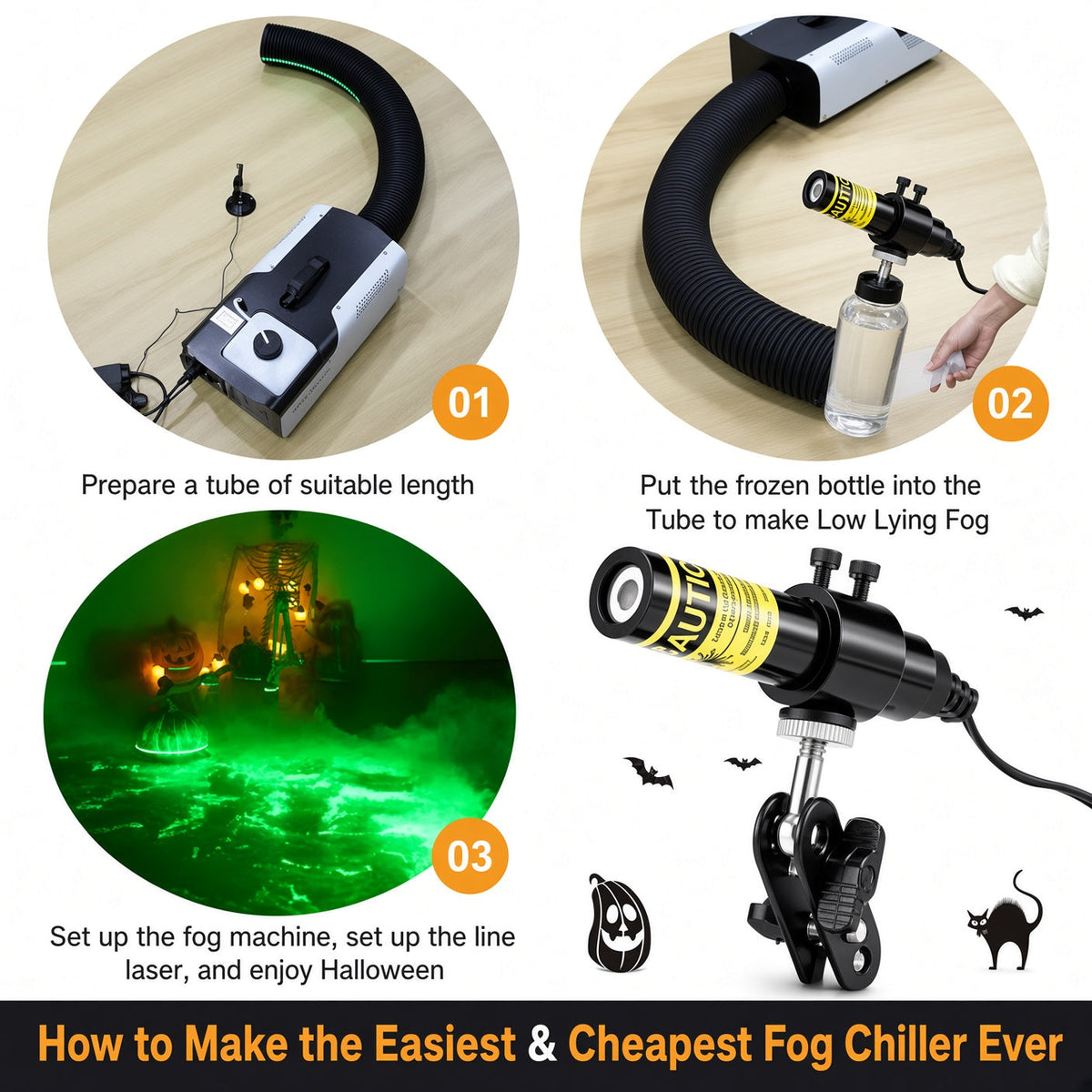 Monizes™ Halloween Laser Swamp Light
