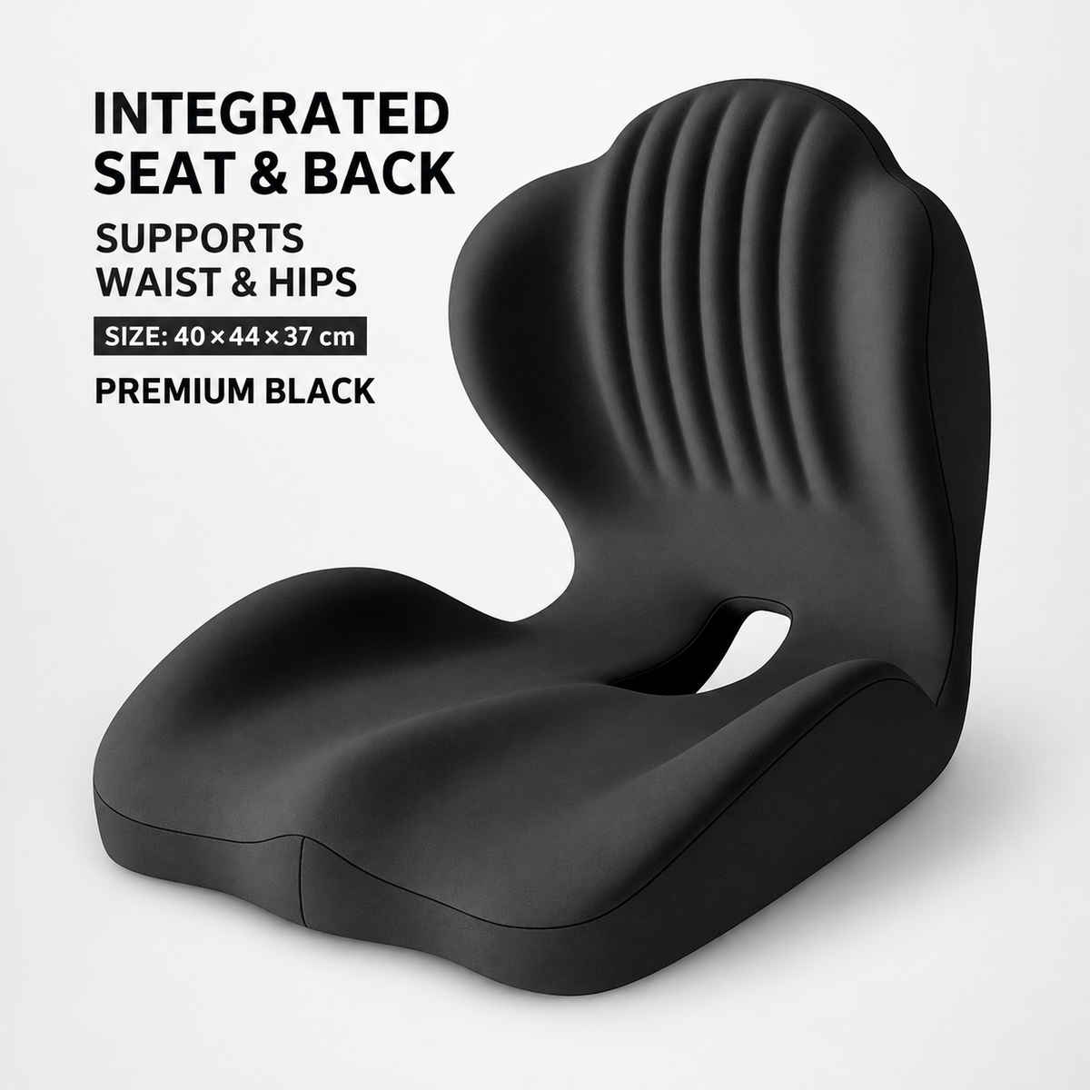 Monizes™ ErgoNest – Cojín Integrado de Asiento y Soporte Lumbar de Espuma Viscoelástica
