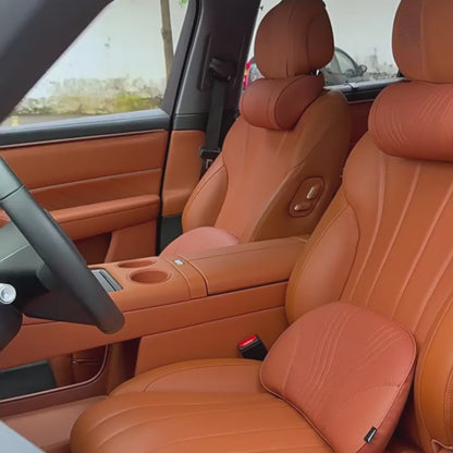 Almohada Monizes™ ergonómica de espuma viscoelástica para cuello y soporte lumbar para automóvil
